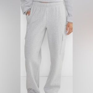 Aritzia Cozy Fleece Mega Cargo Sweatpants (SweatFleece)